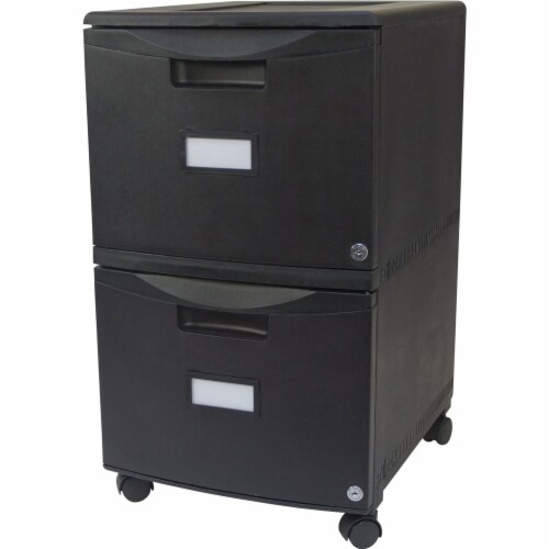 Storex 2-Drawer Locking Mobile Filing Cabinet - 15.5 Storex 2-Drawer Locking Mobile Filing Cabinet - 15.5
