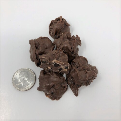 Gourmet Raisin Clusters Milk Chocolate Candy 1 pound Perspective: front