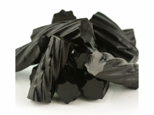 Kookaburra Australian Gourmet Traditional Black Licorice Twist 1 pound Perspective: front
