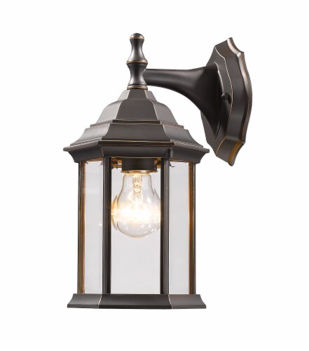 1 Light Outdoor Wall Light T21-ORB Perspective: front