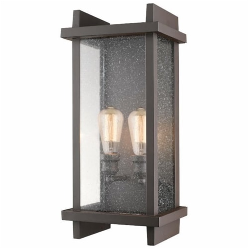 Fallow 2 Light Outdoor Wall Sconce Perspective: front