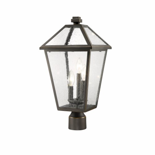 Z-Lite 3 Light Outdoor Post Mount Fixture Perspective: front