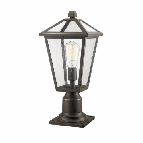 Z-Lite 1 Light Outdoor Pier Mounted Fixture Perspective: front