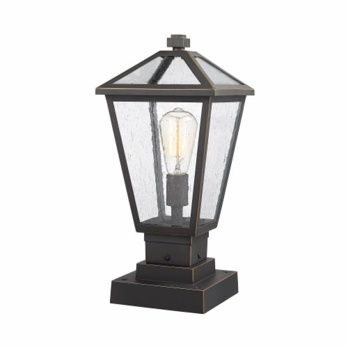 Z-Lite 1 Light Outdoor Pier Mounted Fixture Perspective: front