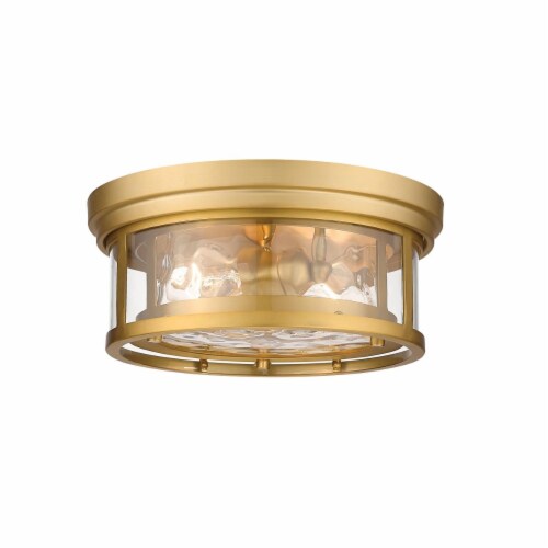 Z-Lite 493F2-OBR 5 x 12 x 12 in. 60 watt Clarion Inner Clear Water & Outer Clear E26 Medium 2 Perspective: front