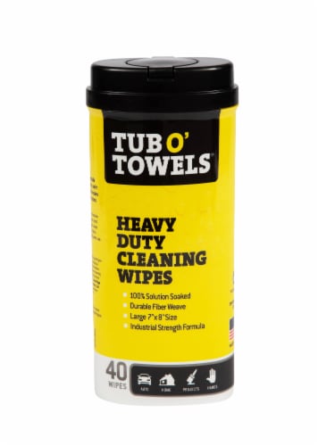 Tub O' Towels® Heavy Duty Cleaning Wipes, 40 pk - Kroger