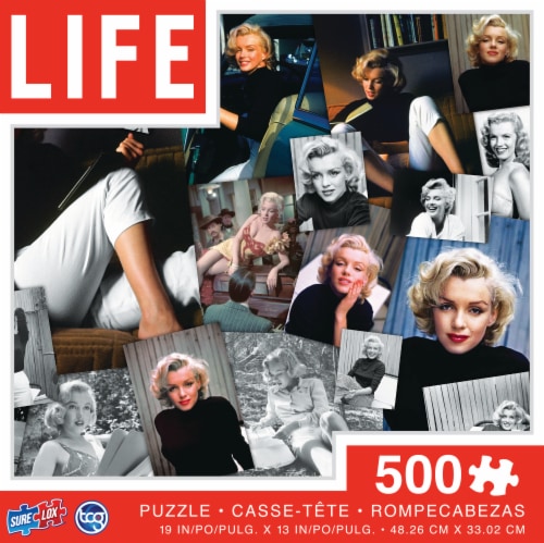 Life Marilyn Monroe Puzzle Perspective: front