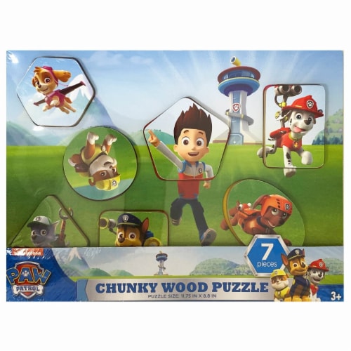 Paw patrol wooden puzzle 2025