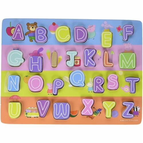 Puzzle abecedario peppa pig sales
