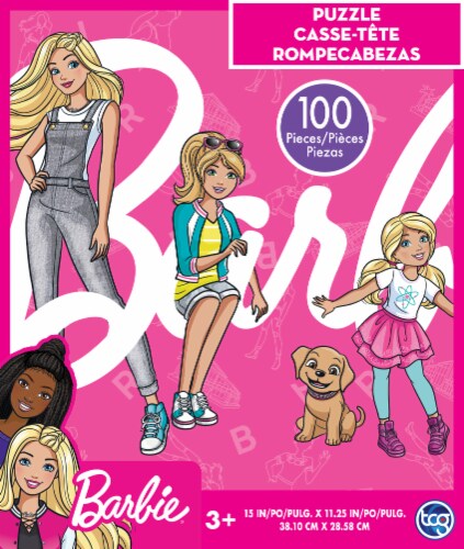 TCG Toys Barbie Puzzle, 100 pc - Kroger