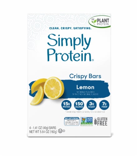 Simply Protein® Lemon Crispy Bars Perspective: front