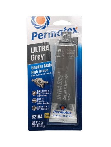 Permatex® Grey RTV Silicone Perspective: front