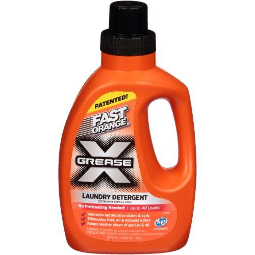 Permatex Fast Orange Grease X Liquid Laundry Detergent Perspective: front