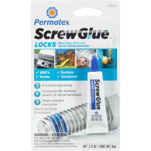 Permatex® ScrewGlue™ Super Glue Perspective: front