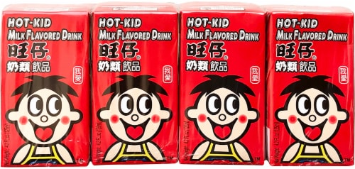 Want-Want Hot Kid Milk Flavored Drink, 4.2 fl oz - Kroger