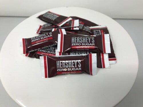 Hershey's Special Dark Zero Sugar Chocolate Bars 5 Pounds Perspective: front