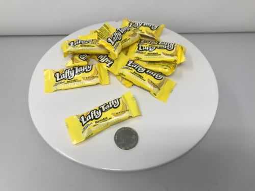 Banana Laffy Taffy 2 pounds Banana Flavor Laffy Taffy Perspective: front