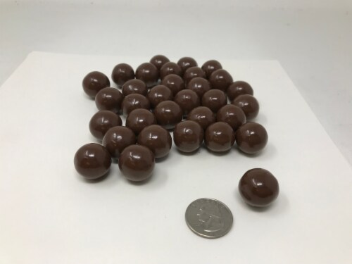 Milk Chocolate covered Malt Balls 1 pound milk chocolate malt balls Perspective: front