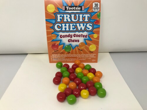 Tootsie Fruit Chews Candy Coated fruit tootsie rolls 2 pounds tootsie roll Perspective: front