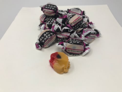 Black Jack Taffy black jacks licorice taffy 1 pound Perspective: front