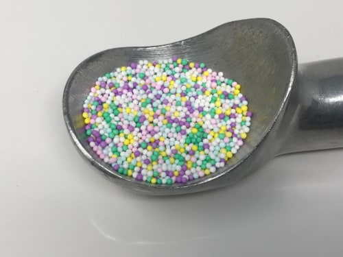 Nonpareils Spring Mix Pastel Bakery Topping Sprinkles 5 pounds Perspective: front