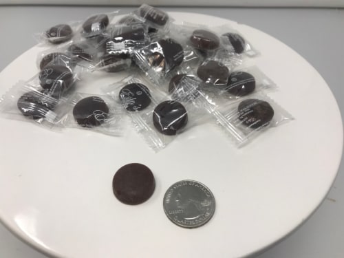 Chocolate Mint Sugar Free Candy 2 pound hard sucking candy Perspective: front