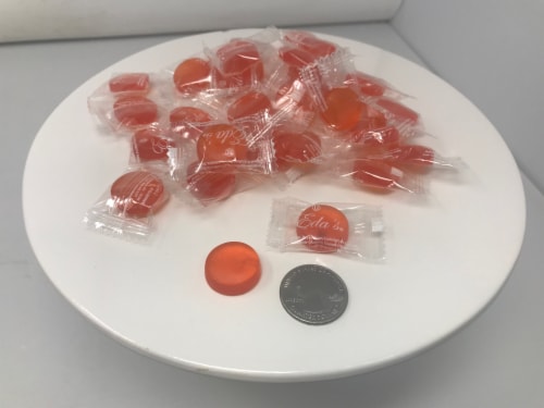 Butterscotch Sugar Free Candy 1 pound hard sucking candy Perspective: front
