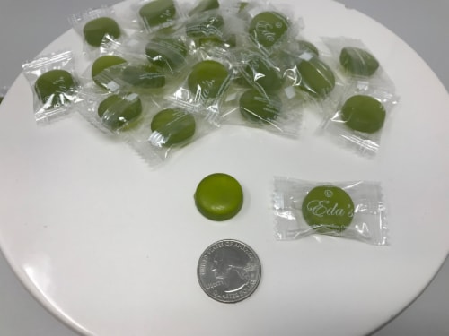Lemon Lime Sugar Free Candy 1 pound hard sucking candy Perspective: front