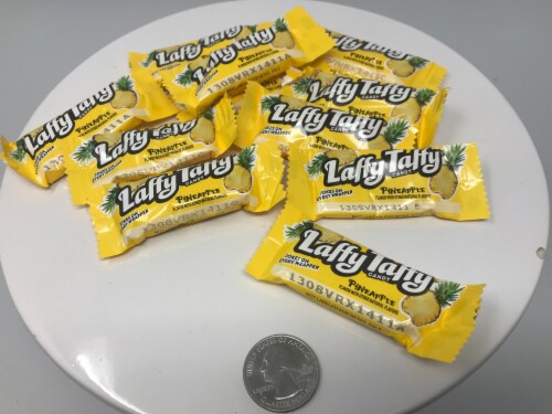 Pineapple Laffy Taffy 2 pounds Pineapple Flavor Laffy Taffy Perspective: front