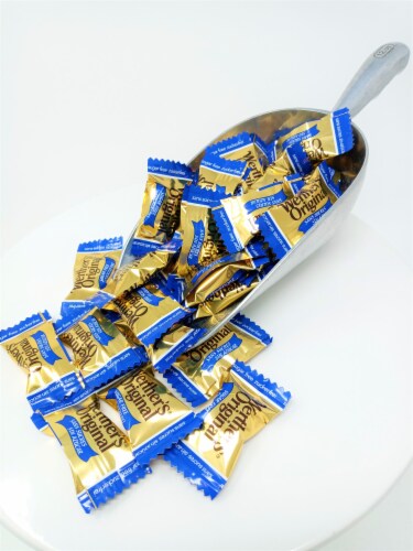 Sugar Free Werther's Original Caramel Hard Candies bulk 4 pound bag Perspective: front