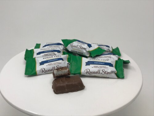 Russell Stover Sugar Free Chocolate Coconut 4 pounds Perspective: front
