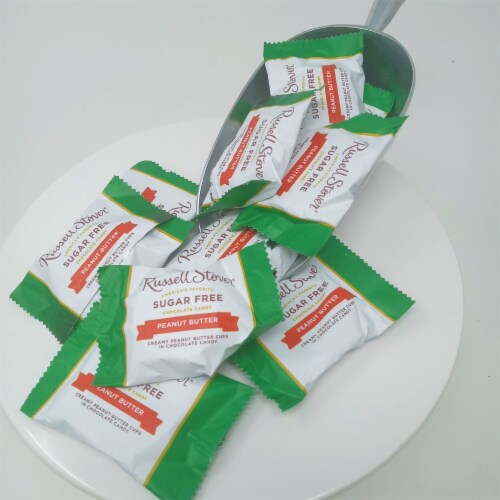 Russell Stover Sugar Free Peanut Butter Cups 2 pounds Perspective: front