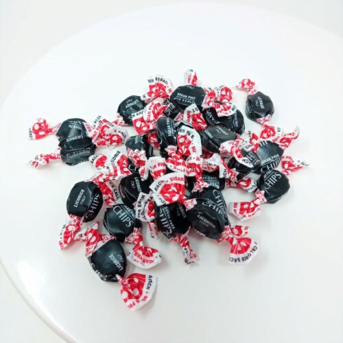 Sugar Free Licorice Chips part Stevia Chipurnoi Italian Cough Drops 27.5 Ounces Perspective: front