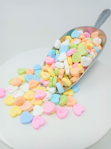 Small Conversation Hearts 2 pounds Pastel Conversation Hearts Perspective: front