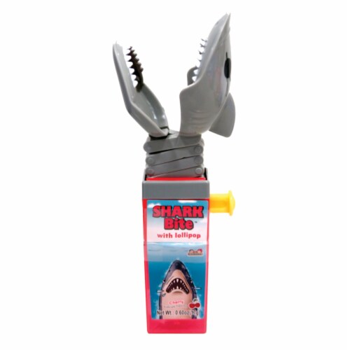 Kidsmania Shark Bite Cherry Lollipop Perspective: front