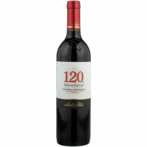 Santa Rita 120 Reserva Especial Cabernet Sauvignon Chile Red Wine Perspective: front