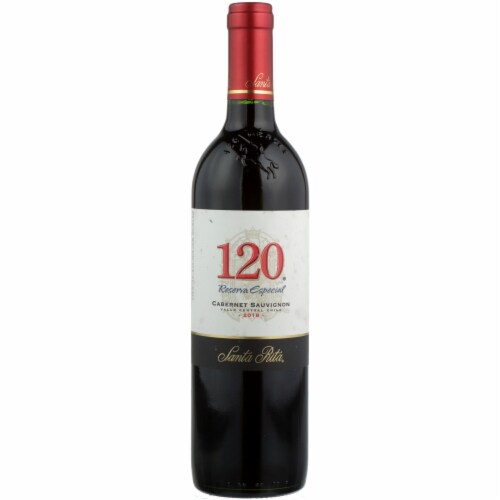 Santa Rita 120 Reserva Especial Cabernet Sauvignon Chile Red Wine Perspective: front