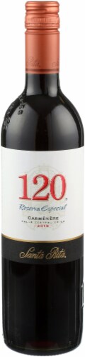 Santa Rita 120 Especial Carmenere Red Blend Perspective: front