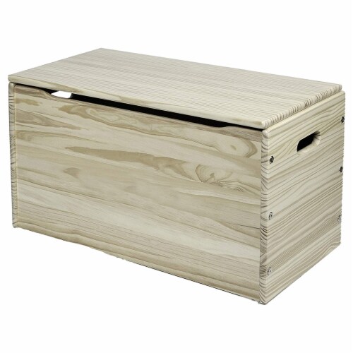 Little Colorado Wooden Toddler Toy Chest Storage Box with Open