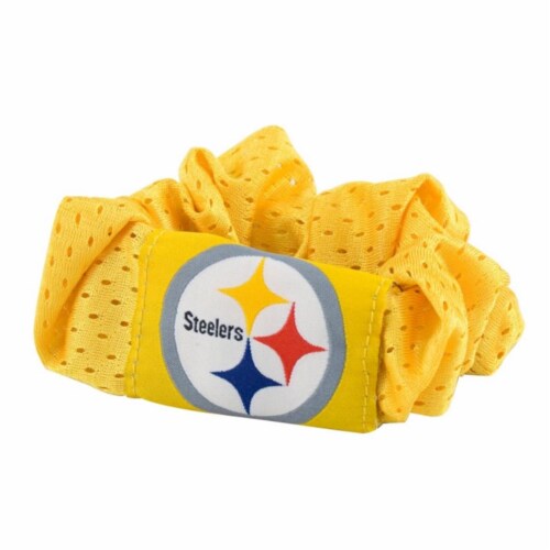 Pittsburgh Steelers Hair Twist Ponytail Holder - Gold Perspective: front
