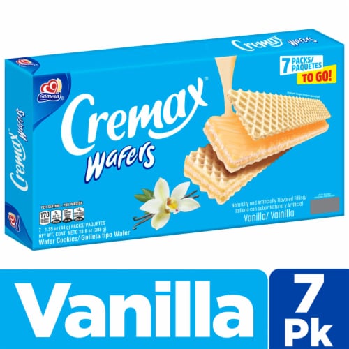 Gamesa Cremax Wafer Cookies, Vanilla Perspective: front
