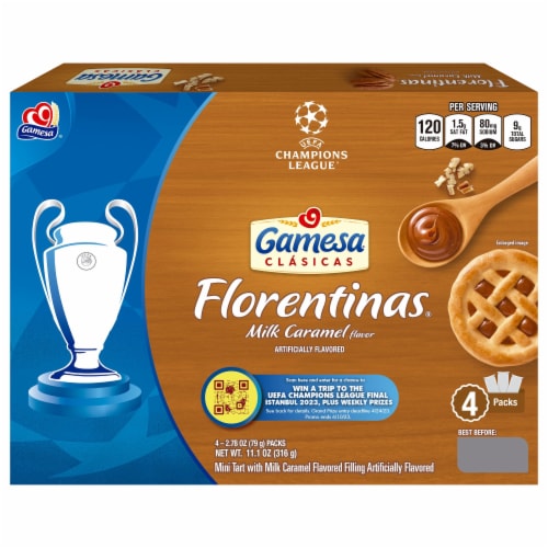 Gamesa® Clasicas Florentinas® Caramel Cookies Perspective: front