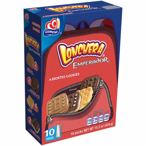 Gamesa® Lonchera Emperador Cookies Variety Pack Perspective: front