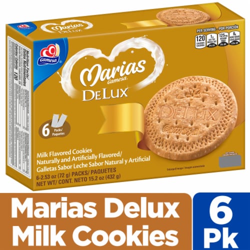 Gamesa Marias DeLux Milk Flavored Cookies Perspective: front