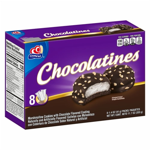 Gamesa® Chocolatines Marshmellow Cookies Perspective: front