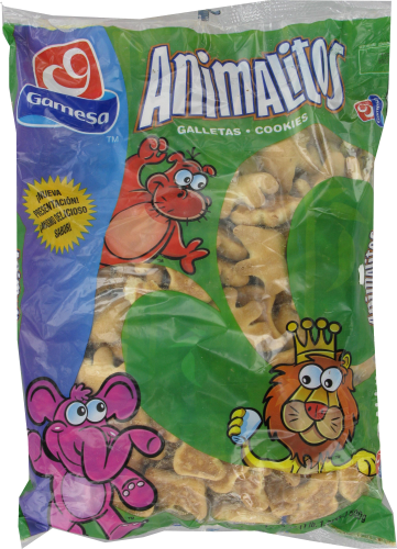 Gamesa Animal Cookies Perspective: front