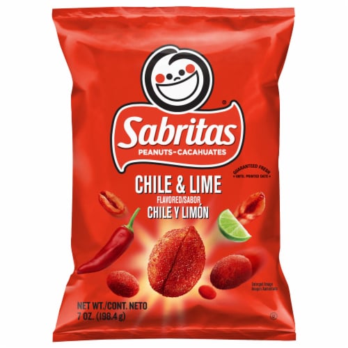 Sabritas Chile & Lime Flavored Peanuts Perspective: front