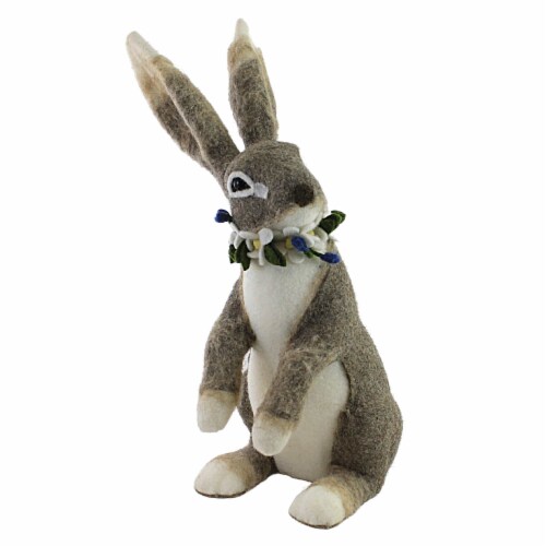 Easter Daisy Spring Bunny Felt Furry Flowers Realistic 12022 Brown Perspective: front