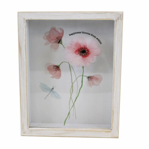 Home Decor Sheer Love Shadow Box Plaques Mdf Mother's Day Er63451 Pink Perspective: front