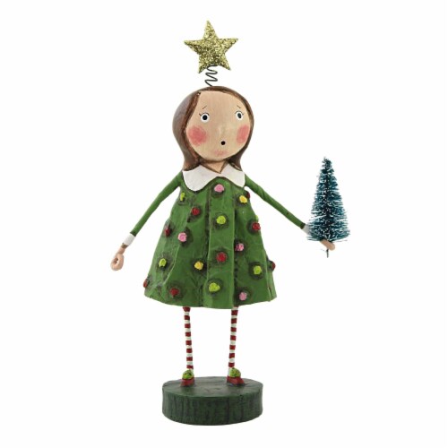 Lori Mitchell Chrissy Christmas Polyresin Christ Star Tree Girl 13335